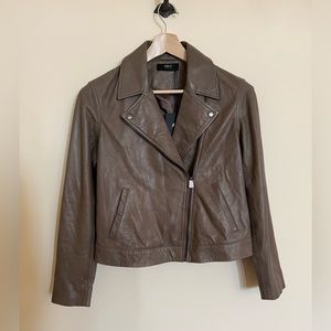 Able Maha NEW with tags real leather crop jacket large